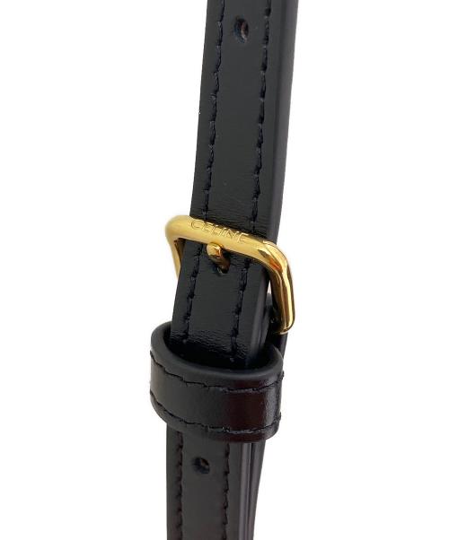 CELINE（セリーヌ）CELINE (セリーヌ) ミデイアムティリーバッグ ブラック サイズ:ミディアムの古着・服飾アイテム