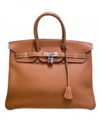 HERMESエルメス）の古着「バーキン35」｜ゴールド×シルバー金具