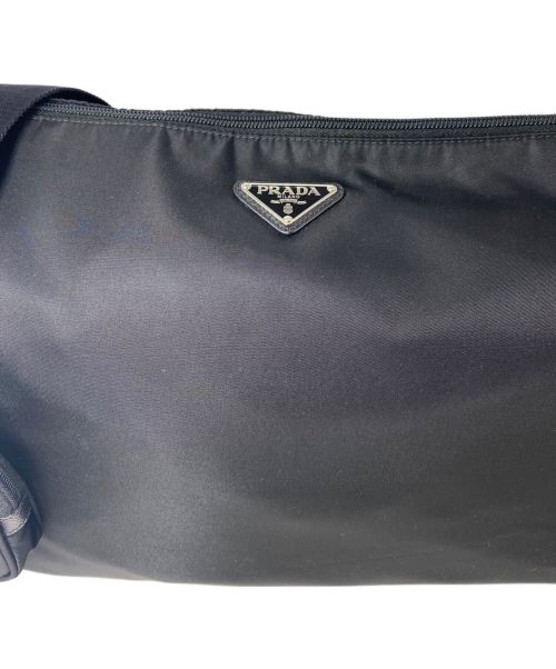 PRADA（プラダ）PRADA (プラダ) Re-Nylon Shoulder Bag（リナイロンショルダーバッグ） ブラックの古着・服飾アイテム
