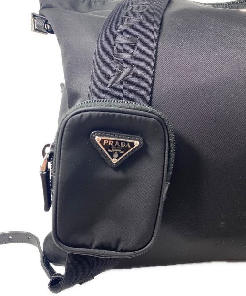 PRADA（プラダ）PRADA (プラダ) Re-Nylon Shoulder Bag（リナイロンショルダーバッグ） ブラックの古着・服飾アイテム