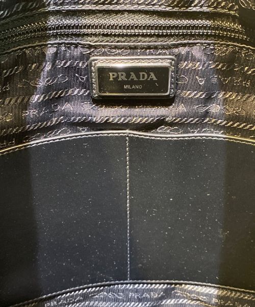 PRADA（プラダ）PRADA (プラダ) Re-Nylon Shoulder Bag（リナイロンショルダーバッグ） ブラックの古着・服飾アイテム