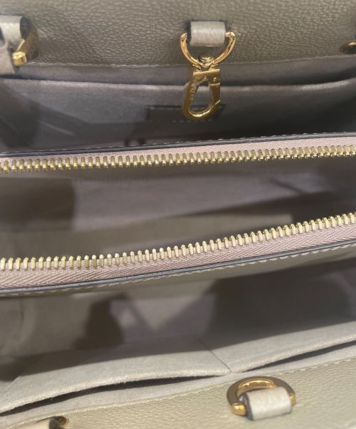 LOUIS VUITTON（ルイ ヴィトン）LOUIS VUITTON (ルイ ヴィトン) モンテーニュBB グレー×ベージュの古着・服飾アイテム