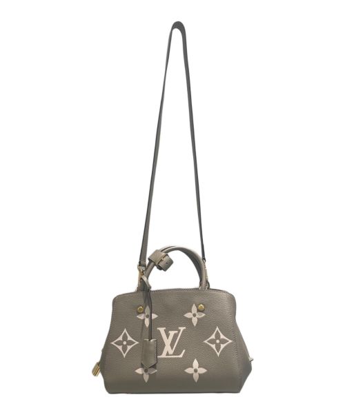 LOUIS VUITTON（ルイ ヴィトン）LOUIS VUITTON (ルイ ヴィトン) モンテーニュBB グレー×ベージュの古着・服飾アイテム