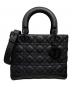 Christian Dior（クリスチャン ディオール）の古着「Lady Dior Medium / レディディオール ミディアム 」｜ブラック