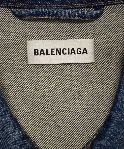 BALENCIAGA（バレンシアガ）BALENCIAGA (バレンシアガ) ロゴデニムジャケット サイズ:34の古着・服飾アイテム