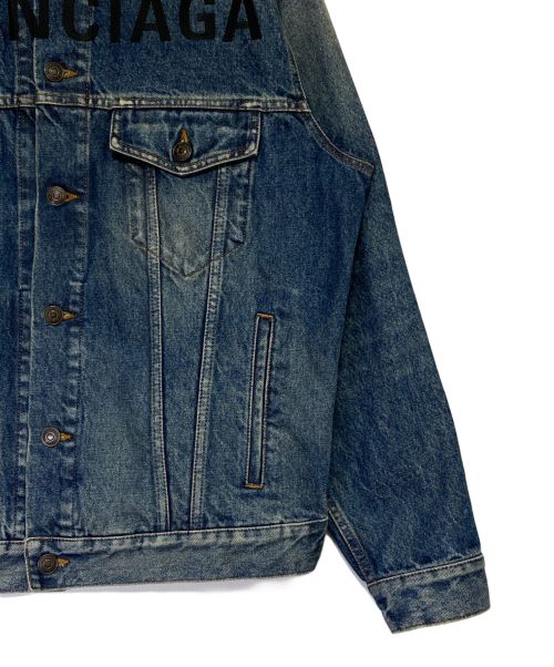 BALENCIAGA（バレンシアガ）BALENCIAGA (バレンシアガ) ロゴデニムジャケット サイズ:34の古着・服飾アイテム