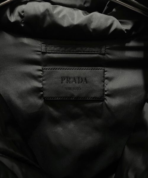 PRADA（プラダ）PRADA (プラダ) キルティングダウンジャケット ブラック サイズ:48の古着・服飾アイテム
