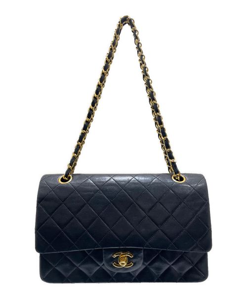 CHANEL（シャネル）CHANEL (シャネル) マトラッセ25 ブラック×ゴールド サイズ:25の古着・服飾アイテム