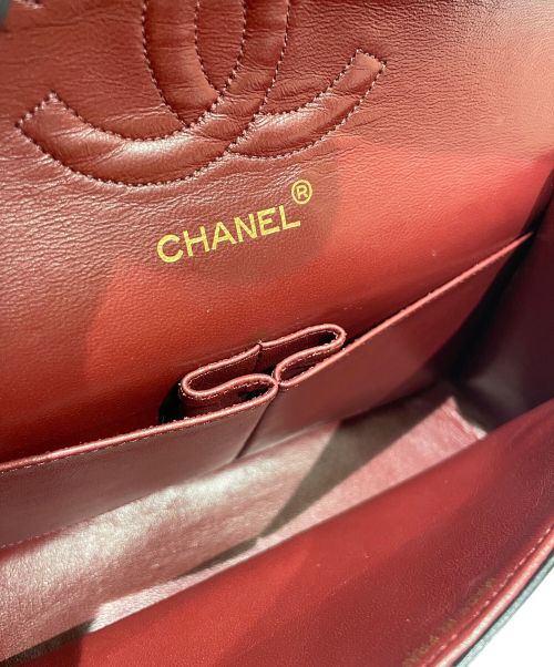 CHANEL（シャネル）CHANEL (シャネル) マトラッセ25 ブラック×ゴールド サイズ:25の古着・服飾アイテム