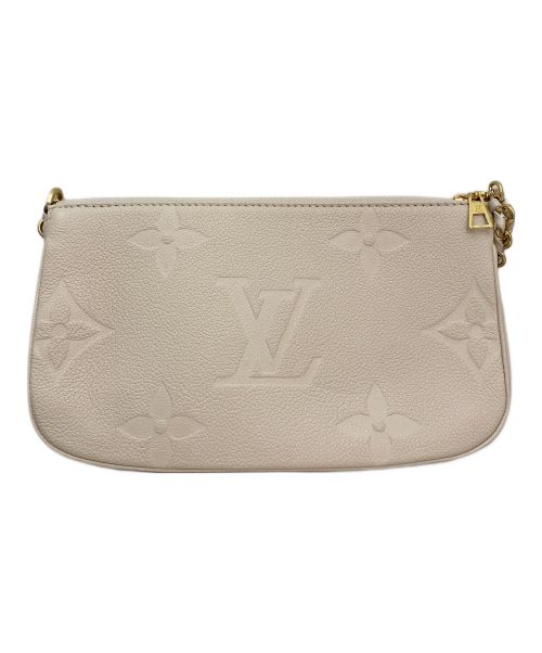 LOUIS VUITTON（ルイ ヴィトン）LOUIS VUITTON (ルイ ヴィトン) ミュルティ ポシェット アクセソワール クレームの古着・服飾アイテム