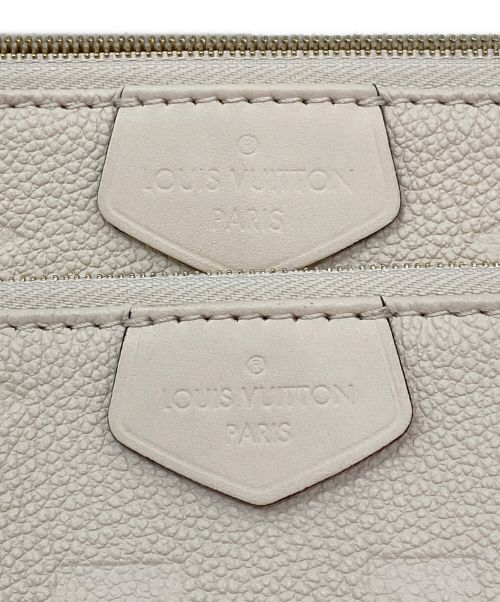 LOUIS VUITTON（ルイ ヴィトン）LOUIS VUITTON (ルイ ヴィトン) ミュルティ ポシェット アクセソワール クレームの古着・服飾アイテム