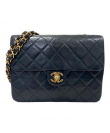 CHANEL（シャネル）の古着「マトラッセ20」｜ブラック×ゴールド金具