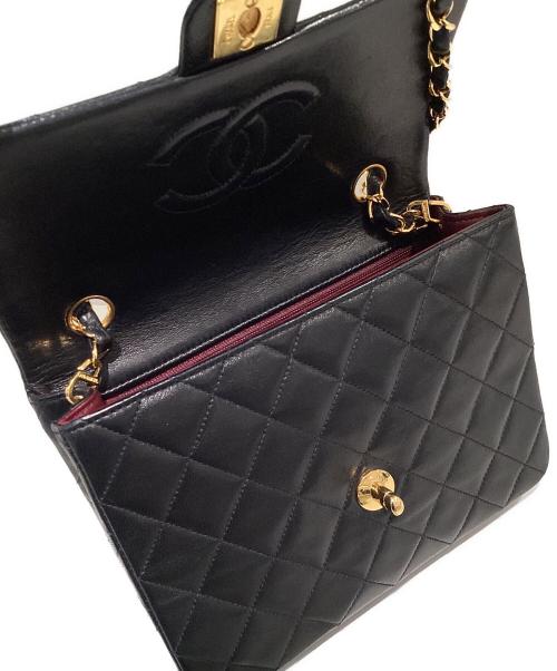 CHANEL（シャネル）CHANEL (シャネル) マトラッセ20 ブラック×ゴールド金具 サイズ:20の古着・服飾アイテム