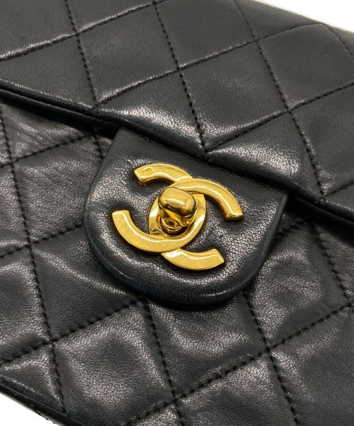 CHANEL（シャネル）CHANEL (シャネル) ミニマトラッセ チェーンショルダーバッグ ブラック サイズ:17の古着・服飾アイテム