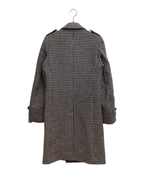Saint Laurent Paris（サンローランパリ）Saint Laurent Paris (サンローランパリ) 14AW ハウンドトゥースダブルブレストウールコート グレー サイズ:44の古着・服飾アイテム