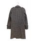 Saint Laurent Paris (サンローランパリ) 14AW ハウンドトゥースダブルブレストウールコート グレー サイズ:44：75000円