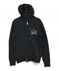 中古・古着通販】PHATRNK (ファットランク) ジップパーカー ブラック