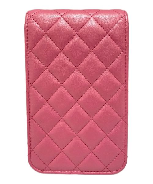 CHANEL（シャネル）CHANEL (シャネル) フォンケース ピンクの古着・服飾アイテム