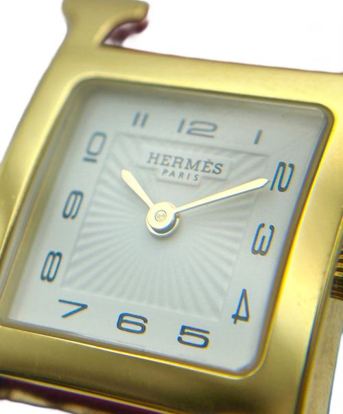HERMES（エルメス）HERMES (エルメス) Hウォッチ 白文字盤 サイズ:-の古着・服飾アイテム