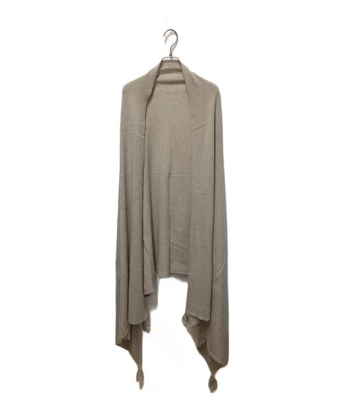 MYLAN（マイラン）MYLAN (マイラン) カシミヤストール ベージュの古着・服飾アイテム