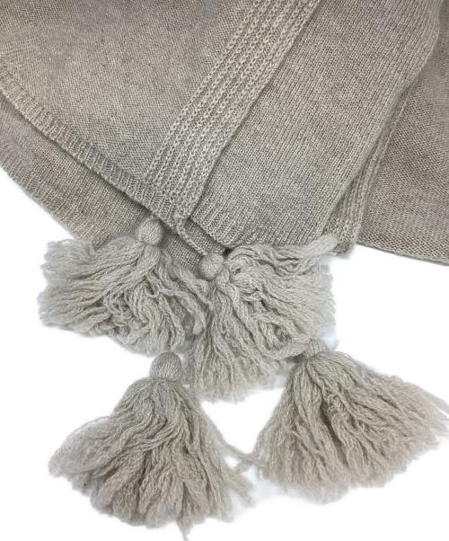 MYLAN（マイラン）MYLAN (マイラン) カシミヤストール ベージュの古着・服飾アイテム