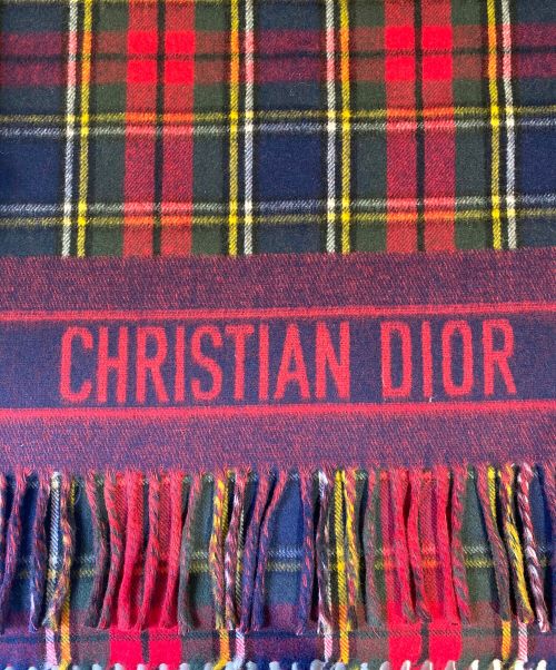 Christian Dior（クリスチャン ディオール）Christian Dior (クリスチャン ディオール) ロゴマフラーの古着・服飾アイテム