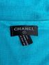 中古・古着 CHANEL (シャネル) ワンポイントロゴストール ブルー：30000円