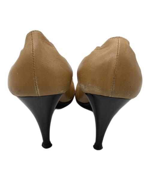 CHANEL（シャネル）CHANEL (シャネル) バイカラーパンプス ブラック×ベージュ サイズ:37 1/2の古着・服飾アイテム