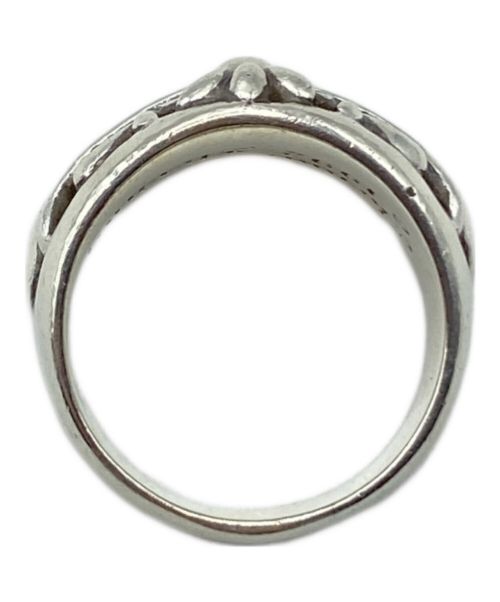 CHROME HEARTS（クロムハーツ）CHROME HEARTS (クロムハーツ) フローラルクロスリング サイズ:21号の古着・服飾アイテム