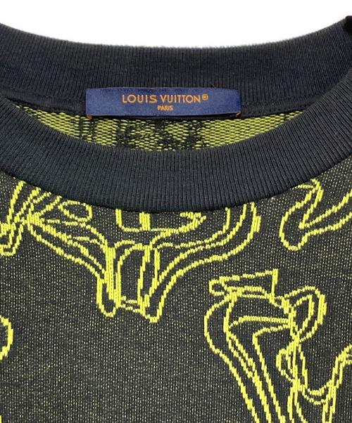 LOUIS VUITTON（ルイ ヴィトン）LOUIS VUITTON (ルイ ヴィトン) インサイドアウトモノグラムニット ブラック サイズ:Lの古着・服飾アイテム