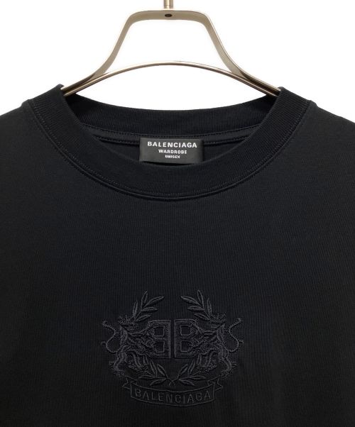 BALENCIAGA（バレンシアガ）BALENCIAGA (バレンシアガ) LION'S LAUREL TEE ブラック サイズ:XSの古着・服飾アイテム