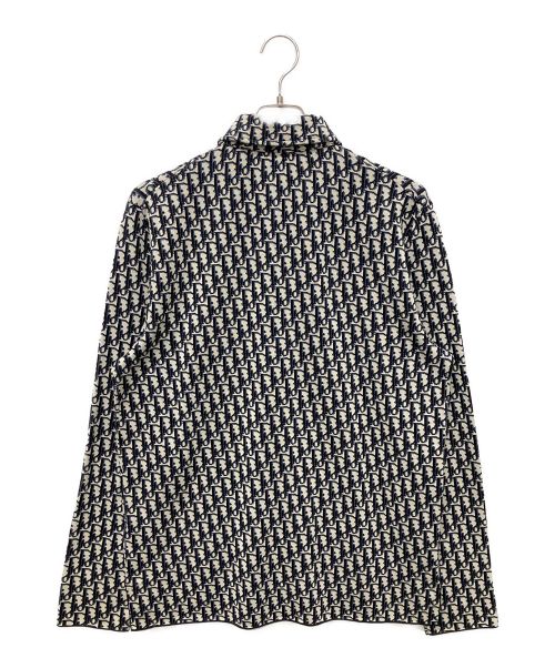 Dior（ディオール）Dior (ディオール) オブリークニットシャツ ネイビー サイズ:Sの古着・服飾アイテム