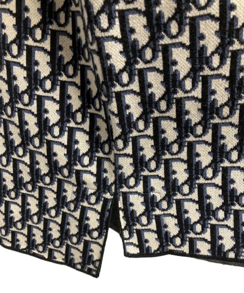 Dior（ディオール）Dior (ディオール) オブリークニットシャツ ネイビー サイズ:Sの古着・服飾アイテム