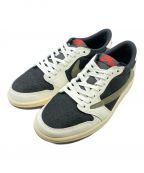 NIKE×Travis Scottナイキ×トラヴィススコット）の古着「AIR JORDAN 1 LOW OG SP」｜ホワイト×ブラック