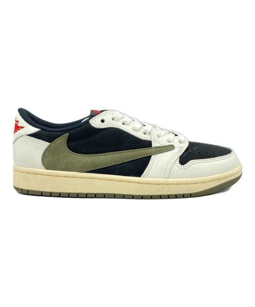 NIKE（ナイキ）NIKE (ナイキ) Travis Scott (トラヴィス スコット) AIR JORDAN 1 LOW OG SP ホワイト×ブラック サイズ:25cm(US7)の古着・服飾アイテム