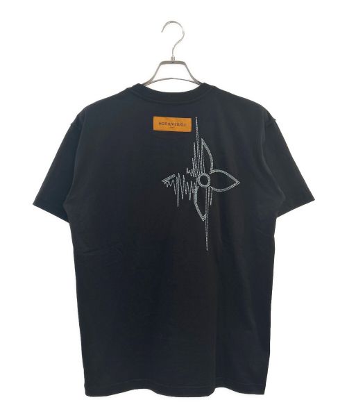 LOUIS VUITTON（ルイ ヴィトン）LOUIS VUITTON (ルイ ヴィトン) LVフリークエンシーグラフィックエンブロイTシャツ ブラック サイズ:Mの古着・服飾アイテム
