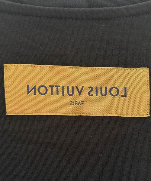 LOUIS VUITTON（ルイ ヴィトン）LOUIS VUITTON (ルイ ヴィトン) LVフリークエンシーグラフィックエンブロイTシャツ ブラック サイズ:Mの古着・服飾アイテム