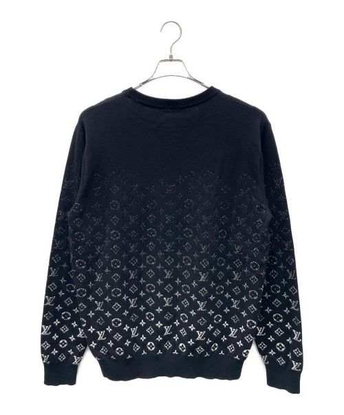 LOUIS VUITTON（ルイ ヴィトン）LOUIS VUITTON (ルイ ヴィトン) モノグラムグラディエントニット ブラック サイズ:XLの古着・服飾アイテム