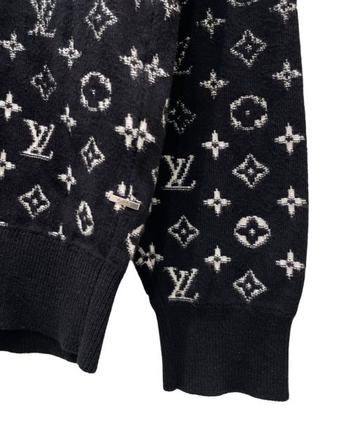 LOUIS VUITTON（ルイ ヴィトン）LOUIS VUITTON (ルイ ヴィトン) モノグラムグラディエントニット ブラック サイズ:XLの古着・服飾アイテム