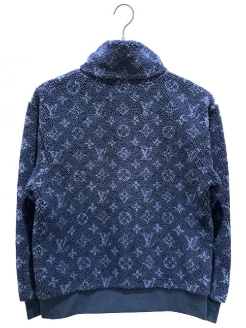 LOUIS VUITTON（ルイ ヴィトン）LOUIS VUITTON (ルイ ヴィトン) モノグラムジャガードフリースブルゾン ネイビー サイズ:XSの古着・服飾アイテム