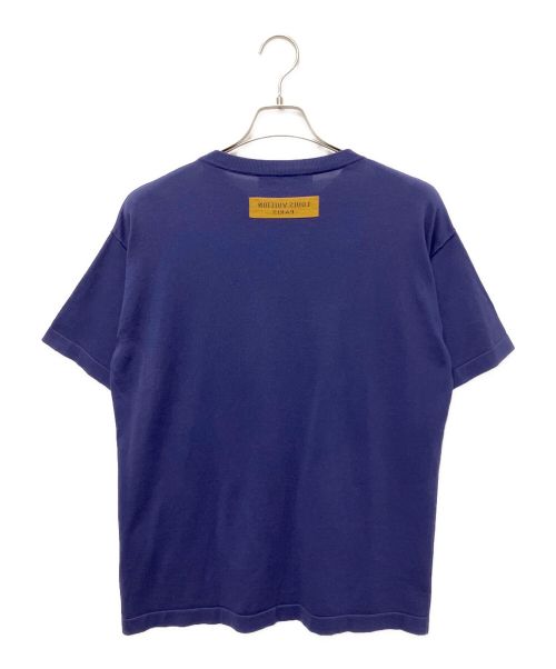 LOUIS VUITTON（ルイ ヴィトン）LOUIS VUITTON (ルイ ヴィトン) グラフィックロゴニットTシャツ ネイビー サイズ:XSの古着・服飾アイテム