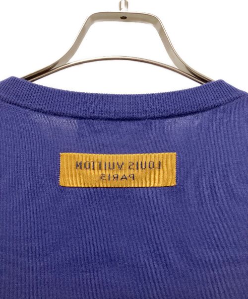 LOUIS VUITTON（ルイ ヴィトン）LOUIS VUITTON (ルイ ヴィトン) グラフィックロゴニットTシャツ ネイビー サイズ:XSの古着・服飾アイテム