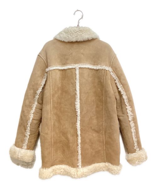 Maison Margiela（メゾンマルジェラ）Maison Margiela (メゾンマルジェラ) mouton coat（ムートンコート） ベージュ サイズ:38の古着・服飾アイテム