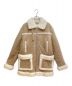 Maison Margiela（メゾンマルジェラ）の古着「mouton coat（ムートンコート）」｜ベージュ
