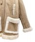 中古・古着 Maison Margiela (メゾンマルジェラ) mouton coat（ムートンコート） ベージュ サイズ:38：130000円