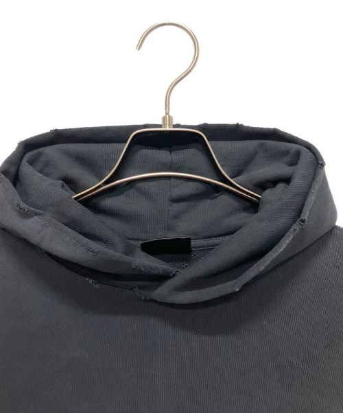 BALENCIAGA（バレンシアガ）BALENCIAGA (バレンシアガ) APE TYPE RIPPED POCKET OVERSIZED HOODIE  ネイビー サイズ:Lの古着・服飾アイテム
