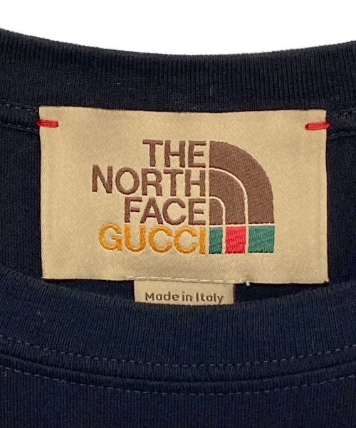 GUCCI（グッチ）GUCCI (グッチ) THE NORTH FACE (ザ ノース フェイス) Tシャツ ブラック サイズ:Mの古着・服飾アイテム