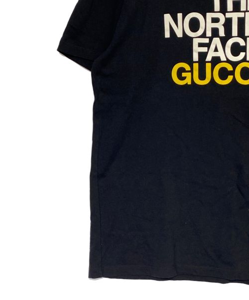 GUCCI（グッチ）GUCCI (グッチ) THE NORTH FACE (ザ ノース フェイス) Tシャツ ブラック サイズ:Mの古着・服飾アイテム