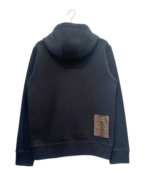 LOUIS VUITTON（ルイ ヴィトン）LOUIS VUITTON (ルイ ヴィトン) ダブルフェイス トラベルフーディ ヴァージルアブロー ブラック サイズ:Mの古着・服飾アイテム