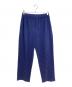 HOMME PLISSE ISSEY MIYAKE（オムプリッセ イッセイ ミヤケ）の古着「Pleated pants（プリーツパンツ）」｜ネイビー